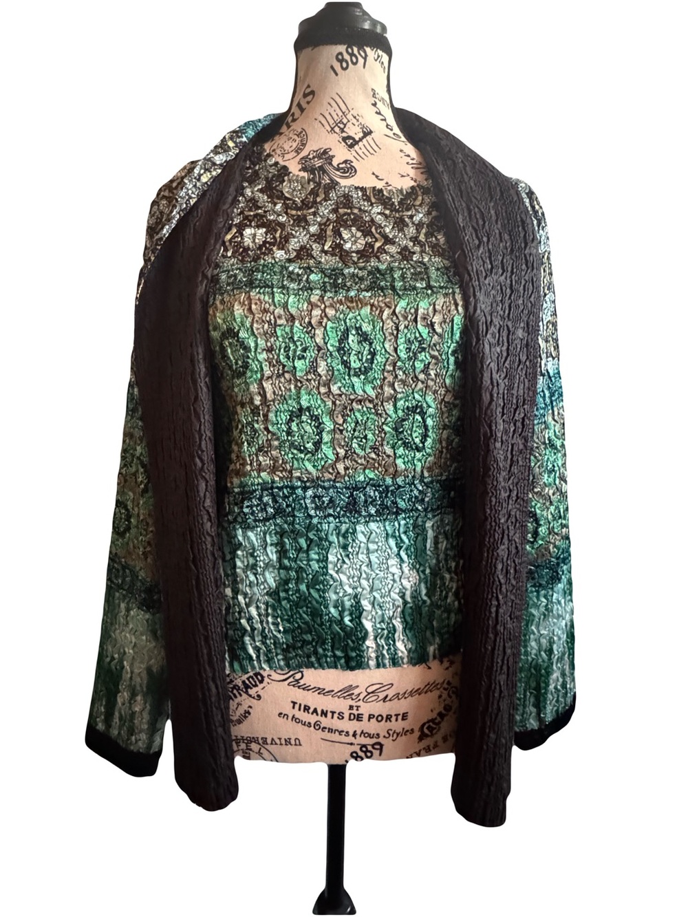NWT Tania Nardi jacket and tank top reversible set size medium
